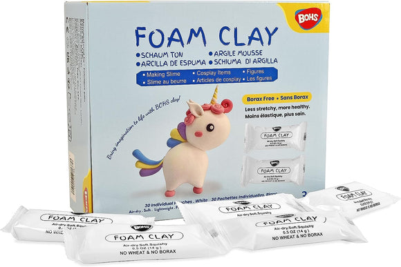 Bohs Ultra-light Foam Clay Air Dry for Preschool Arts & Crafts 1.1 Pound  for sale online