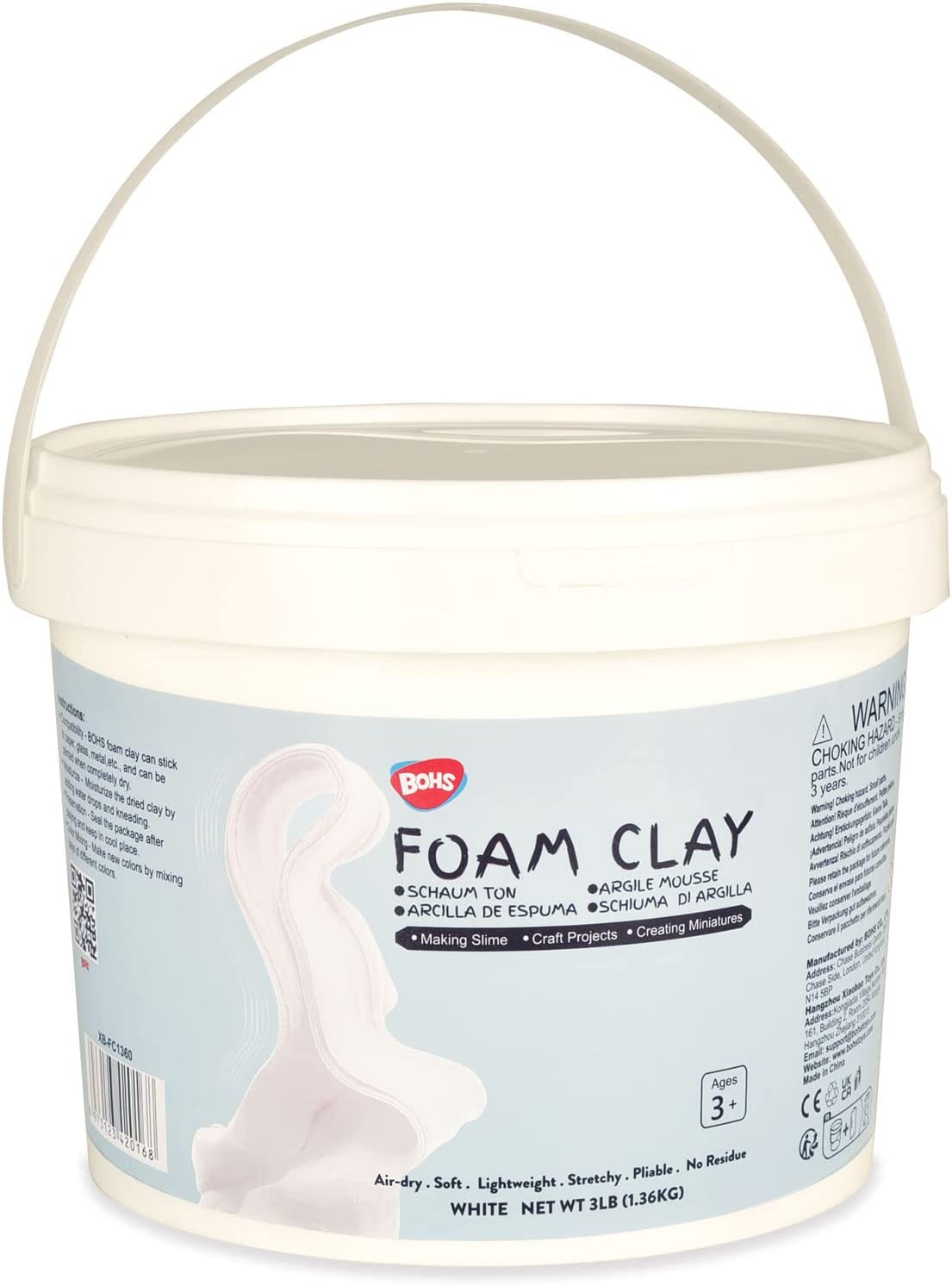 Modeling Foam Clay,500g Soft Air Dry Clay for Adults Oman