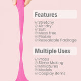 BOHS Pink Modeling Foam Clay, Soft Air Dry, for School Project, Butter Slime, Fake Bake - 1.1 Lbs/17.6 OZ, Age 3 Years & up