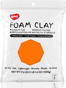  BOHS Red Modeling Foam Clay - Squishy,Soft, Air Dry